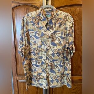 REYN SPOONER American Classics Vintage
Golf Theme Button Down Shirt Men's XL